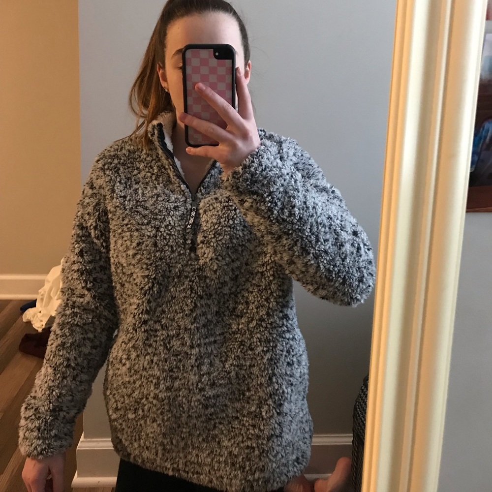 sherpa pullover
